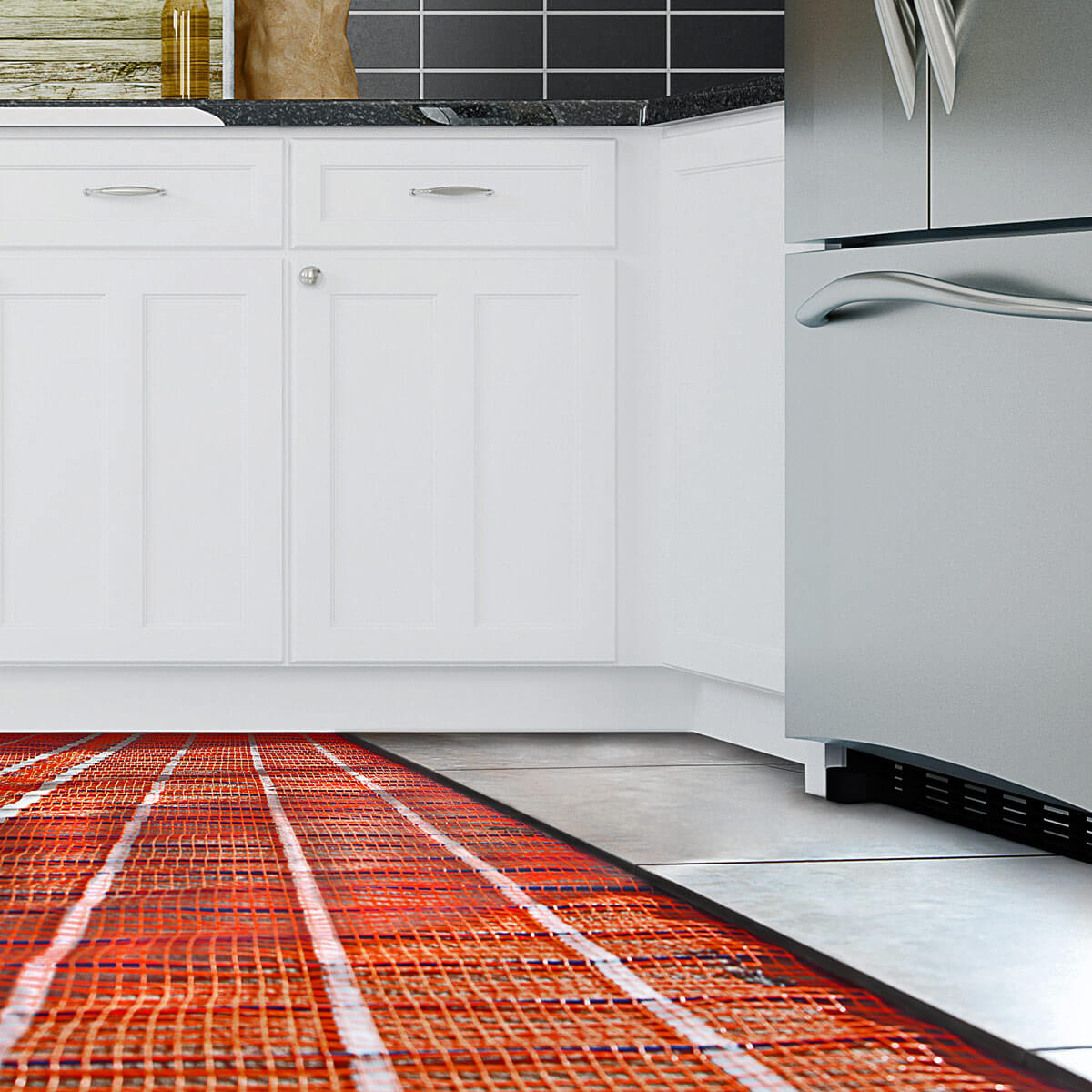 Electric Radiant Floor Heat, How Much Does It Cost To Install Heated Tile Floors