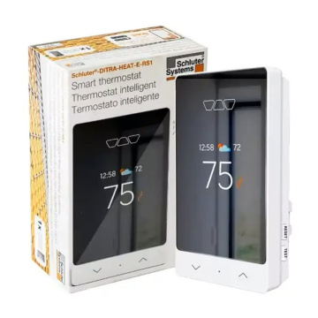 DITRA-HEAT-E-RS1 WiFi SMART THERMOSTAT TouchScreen Programmable