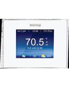 Radiant Heat Thermostats | Warmup 4iE-03WH Horizontal White *DISCONTINUED - only Black Avail*