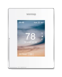 Electric Radiant Floor Heating | Warmup 4iE-V04WH Wi-Fi Smart White Thermostat