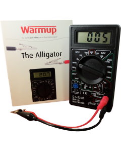 Warmup MultiMeter Tester for Ohms w/clips