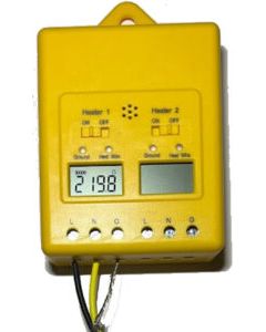 Warmup Dual Cable Tester & Alarm measures resistance (Ohms)
