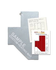 Floor Heating Mats | Nuheat Custom Mat · 240V Covers 181 to 190.99 Sq Ft