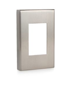 LuxeStat | Cover Satin Nickel Steel by Luxestat fits some TouchScreen Floor Heating Thermostats