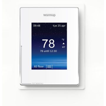 Warmup 4iE-V03WH Programmable White Thermostat