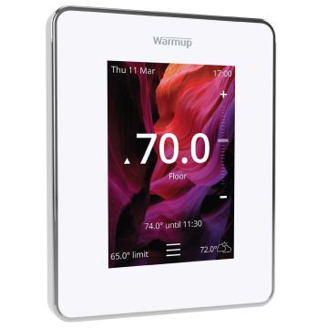 Warmup 6iE NEW Wi-Fi Smart Thermostat White Uses MyHeating App