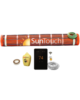 SunTouch | SunTouch TapeMat WiFi · 15 Sq Ft Radiant Floor Heating Kit (120V)