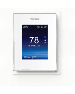 Warmup 4iE-V03WH Programmable White Thermostat