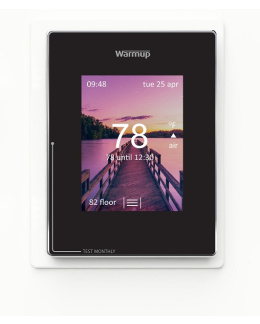 Warmup 4iE-V04BL Wi-Fi Smart Thermostat in Black
