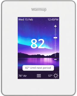 Warmup 7iE NEW Wi-Fi Smart MATTER Thermostat White 